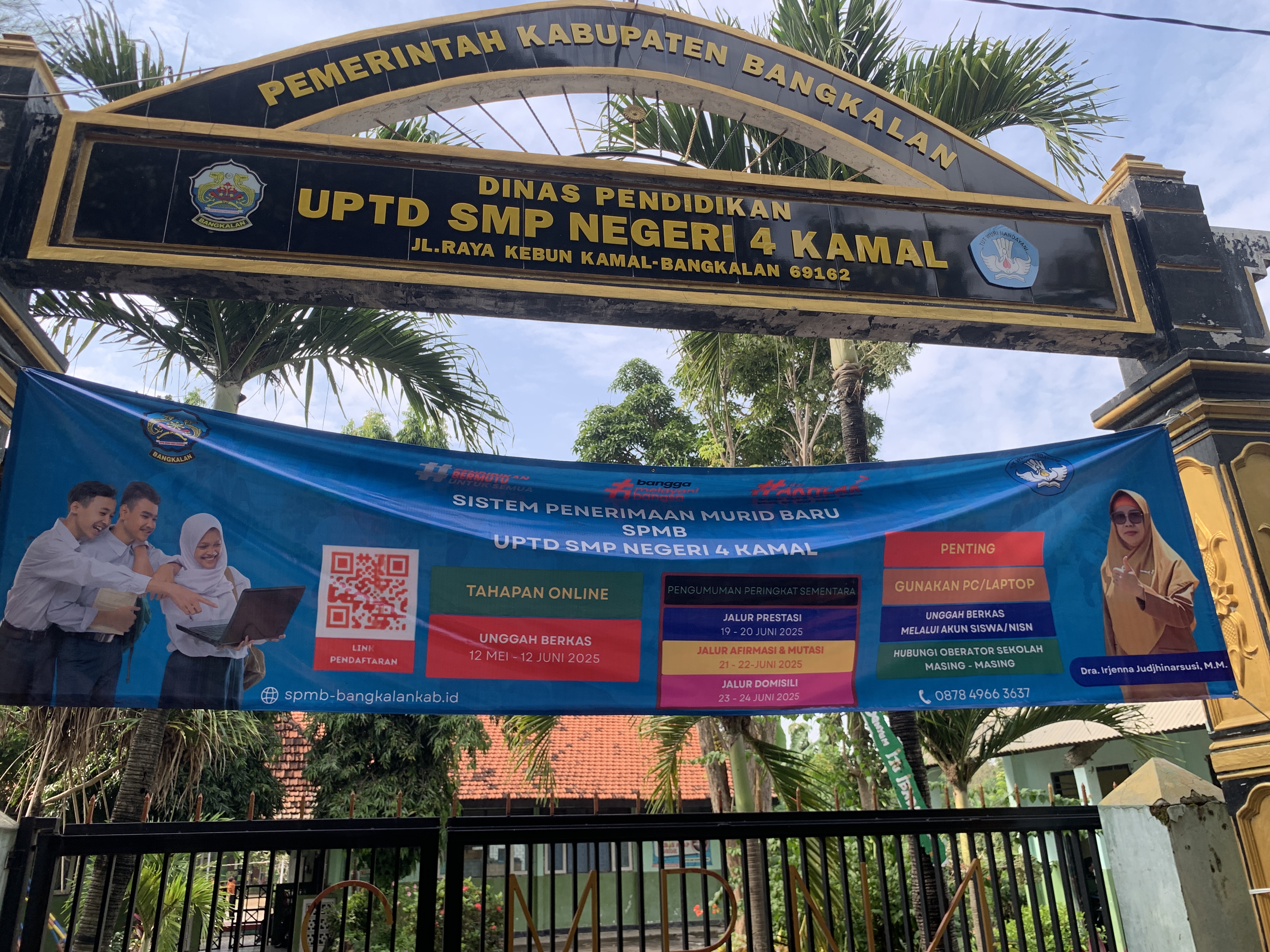 SMPN 4 Kamal Membuka Penerimaan Siswa Baru untuk Tahun Ajaran 2025-2026