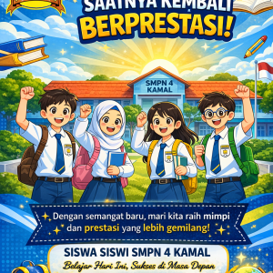 Semangat Baru Kembali ke Sekolah di SMPN 4 Kamal